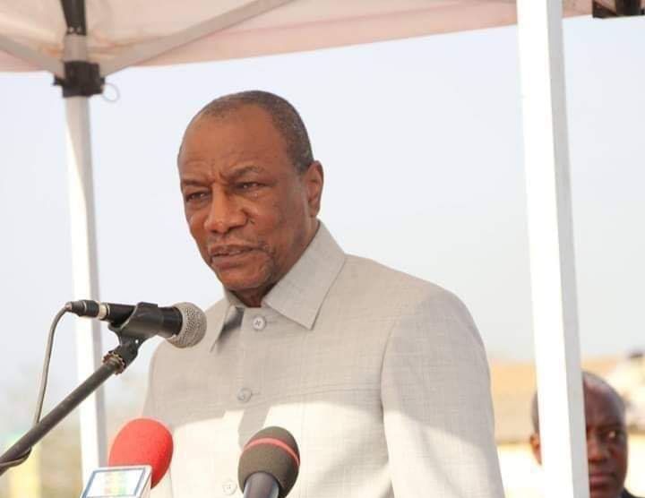 Alpha Condé, président de la République de Guinée