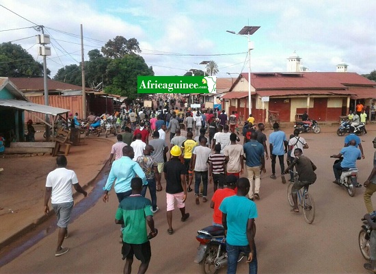 Manifestation à Kankan