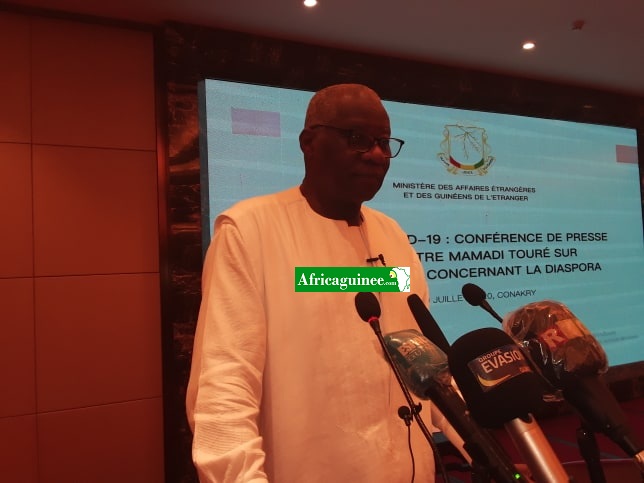 Mamadi Touré, ministre guinéen des Affaires Etrangères