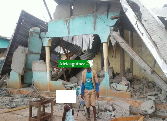 Destruction de la mosquée de l'imam Nanfo Diaby