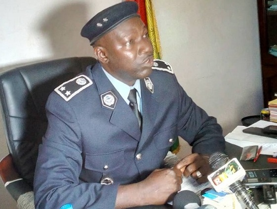 Commandant Mamadou Camara, porte-parole de la police