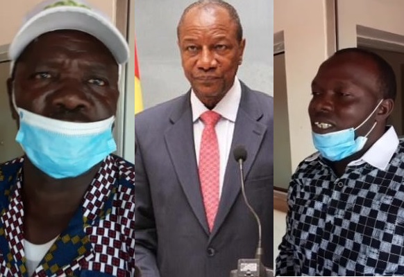 Ansoumane Koumbassa  (G), Thierno Bailo CAMARA (D)