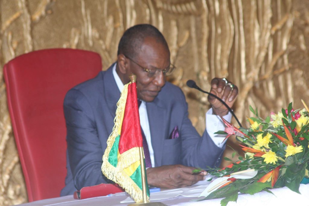 Alpha Condé, président de la République de Guinée