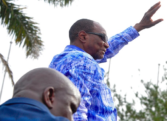 Alpha Condé, président de la République de Guinée