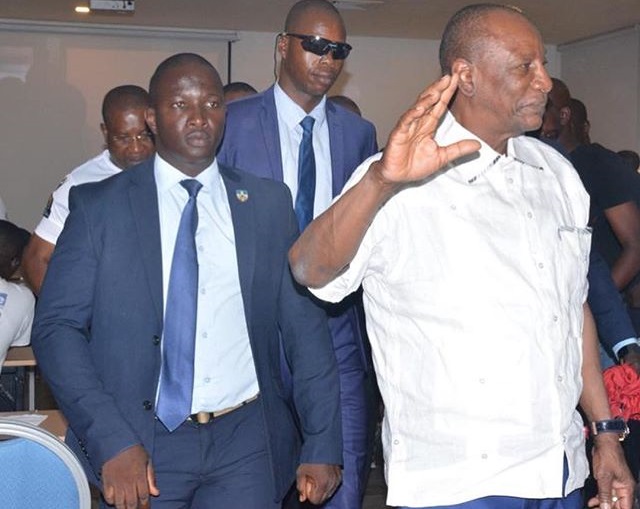 Alpha Condé, président de la République de Guinée