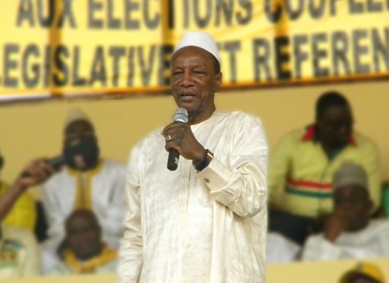 Alpha Condé, président de la République de Guinée