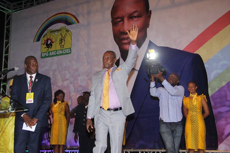 Alpha Condé, président de la République de Guinée