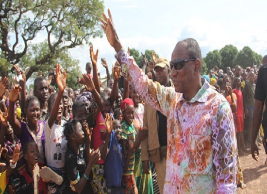 Alpha Condé, président de la République de Guinée