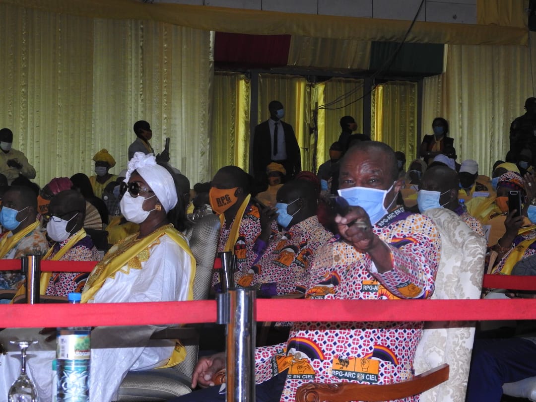 Alpha Condé, président de la République de Guinée
