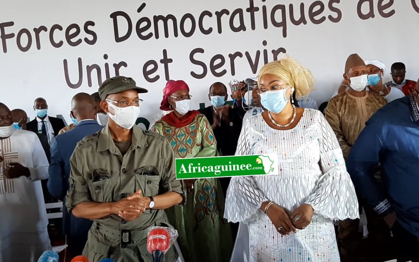 Arrivée de Cellou Dalein Diallo au siège de l'UFDG