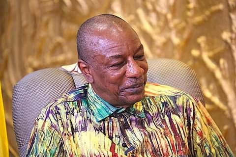 Alpha Condé, président de la République de Guinée