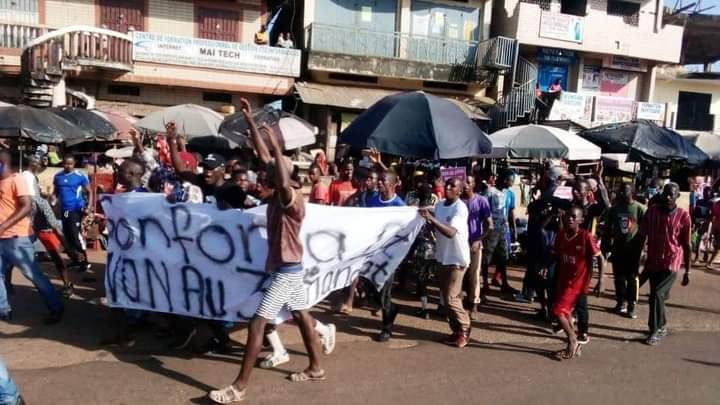 Manifestations de citoyens à Sonfonia