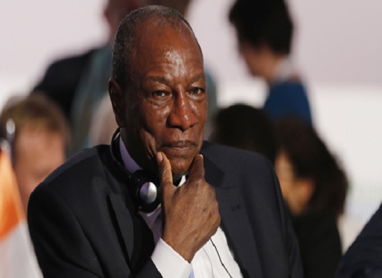 Alpha Condé, président de la République de Guinée