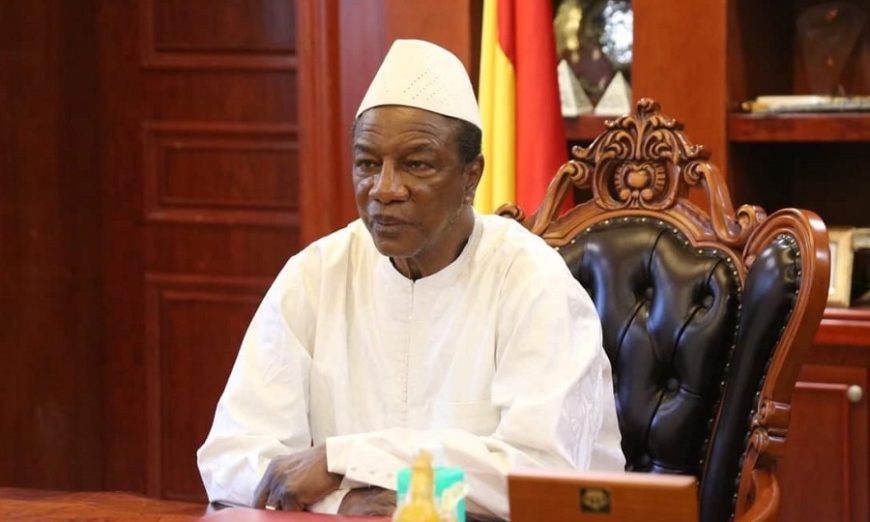 Alpha Condé, président de la République de Guinée