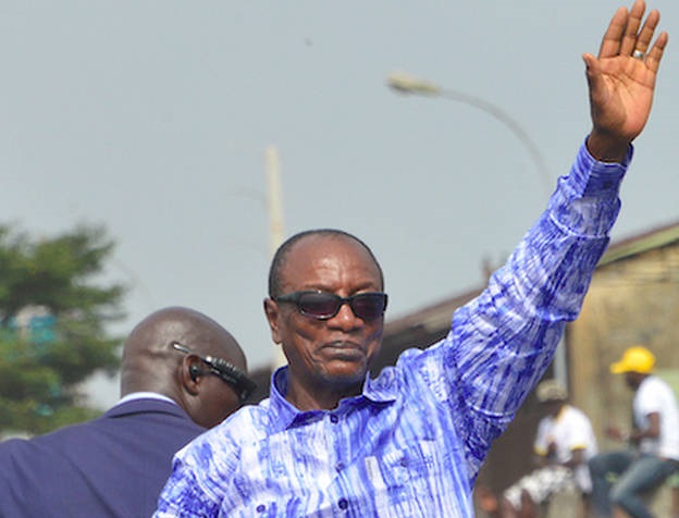 Alpha Condé, président de la République de Guinée