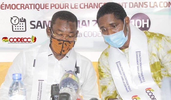 Papa Koly Kourouma et Mouctar Diallo, membres de la CODECC