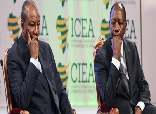 Alpha Condé et Alassane Ouattara