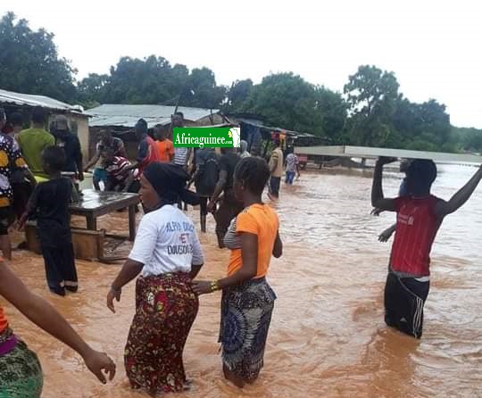 Inondations à Siguiri