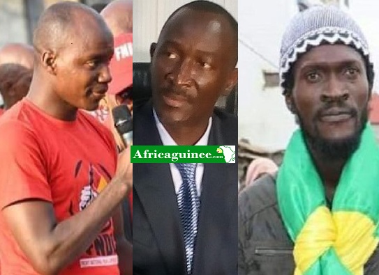 Ibrahim Diallo, Commissaire Fabou Camara et Sékou Koundouno