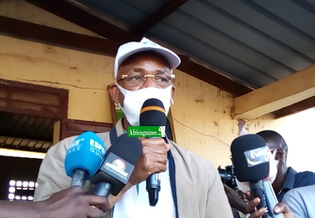 Cellou Dalein Diallo, leader de l'UFDG à Maréla