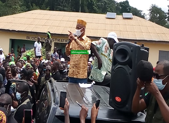 Cellou Dalein Diallo à Koulé