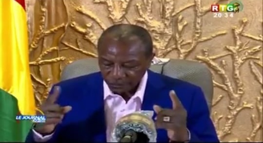 Alpha Condé, président de la République de Guinée