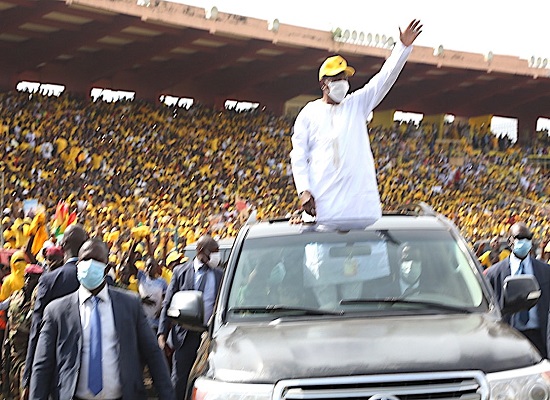 Alpha Condé, président de la République de Guinée