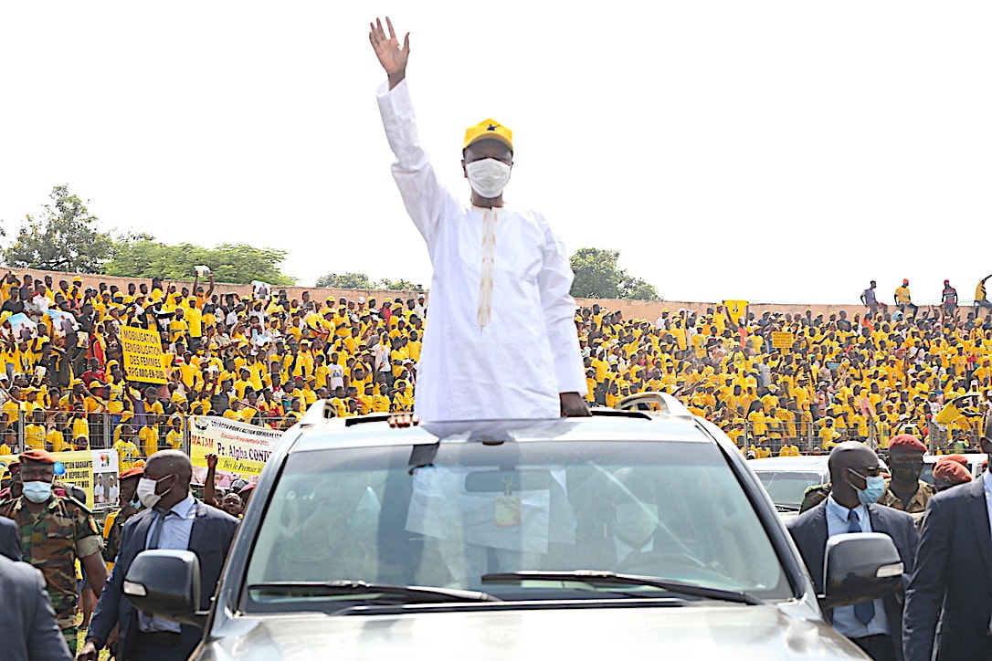 Alpha Condé, président de la République de Guinée