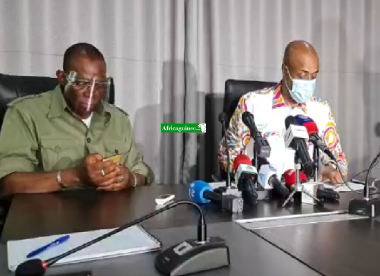 Kassory Fofana et Albert Damantang Camara