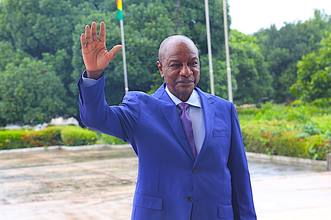 Alpha Condé, président de la République de Guinée