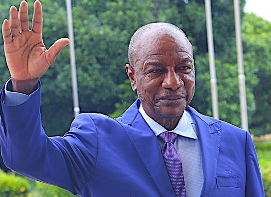 Alpha Condé, président de la République de Guinée