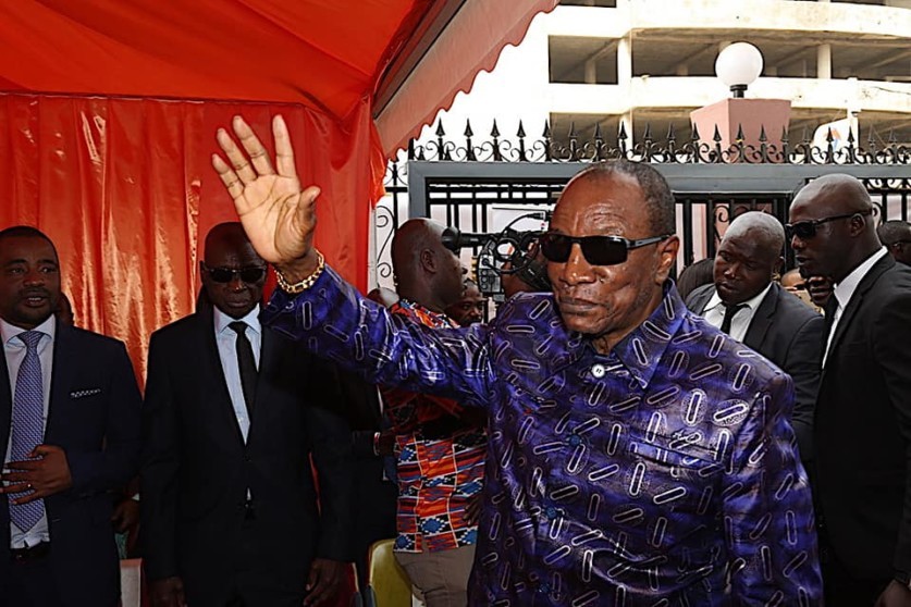 Alpha Condé, président de la République de Guinée