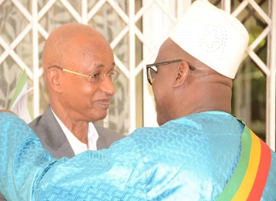 Cellou Dalein Diallo, leader de l'UFDG et Dr Fodé Oussou Fofana