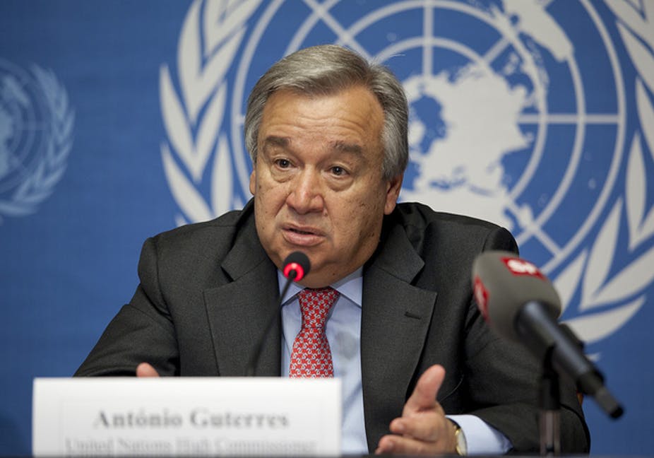 Antonio Guteress, Secrétaire Général de l'ONU