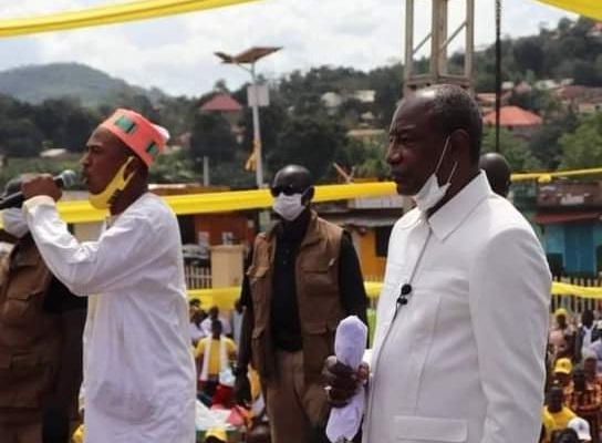Alpha Condé, président de la République et Souleymane Bah alias Karamoko