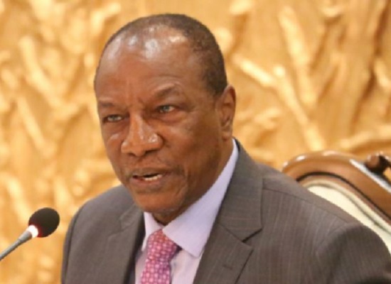 Alpha Condé, président de la République de Guinée