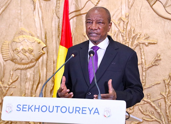 Alpha Condé, président de la République de Guinée