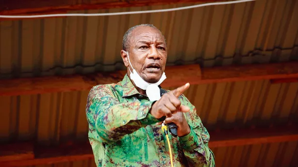 Alpha Condé, président de la République de Guinée