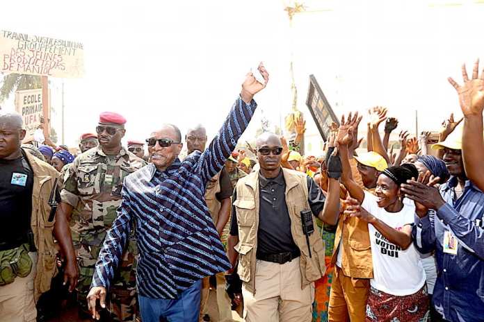 Alpha Condé, président de la République de Guinée