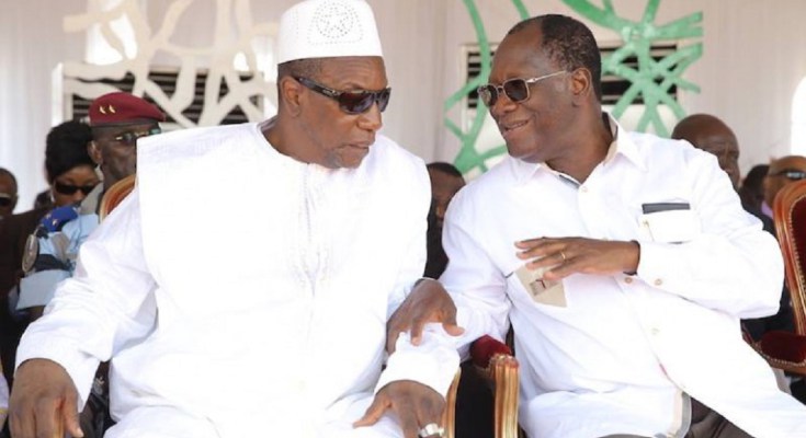 Alpha Condé et Alassane Ouattara