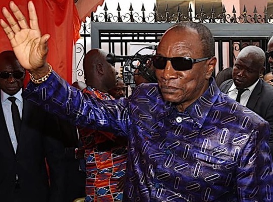 Alpha Condé, président de la République de Guinée