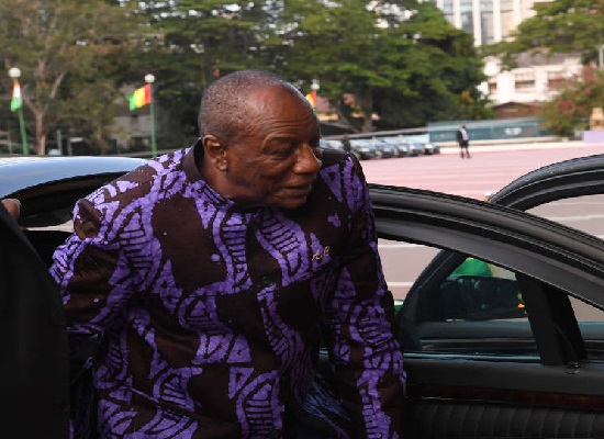 Alpha Condé, président de la République de Guinée