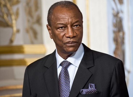 Alpha Condé, président de la République de Guinée
