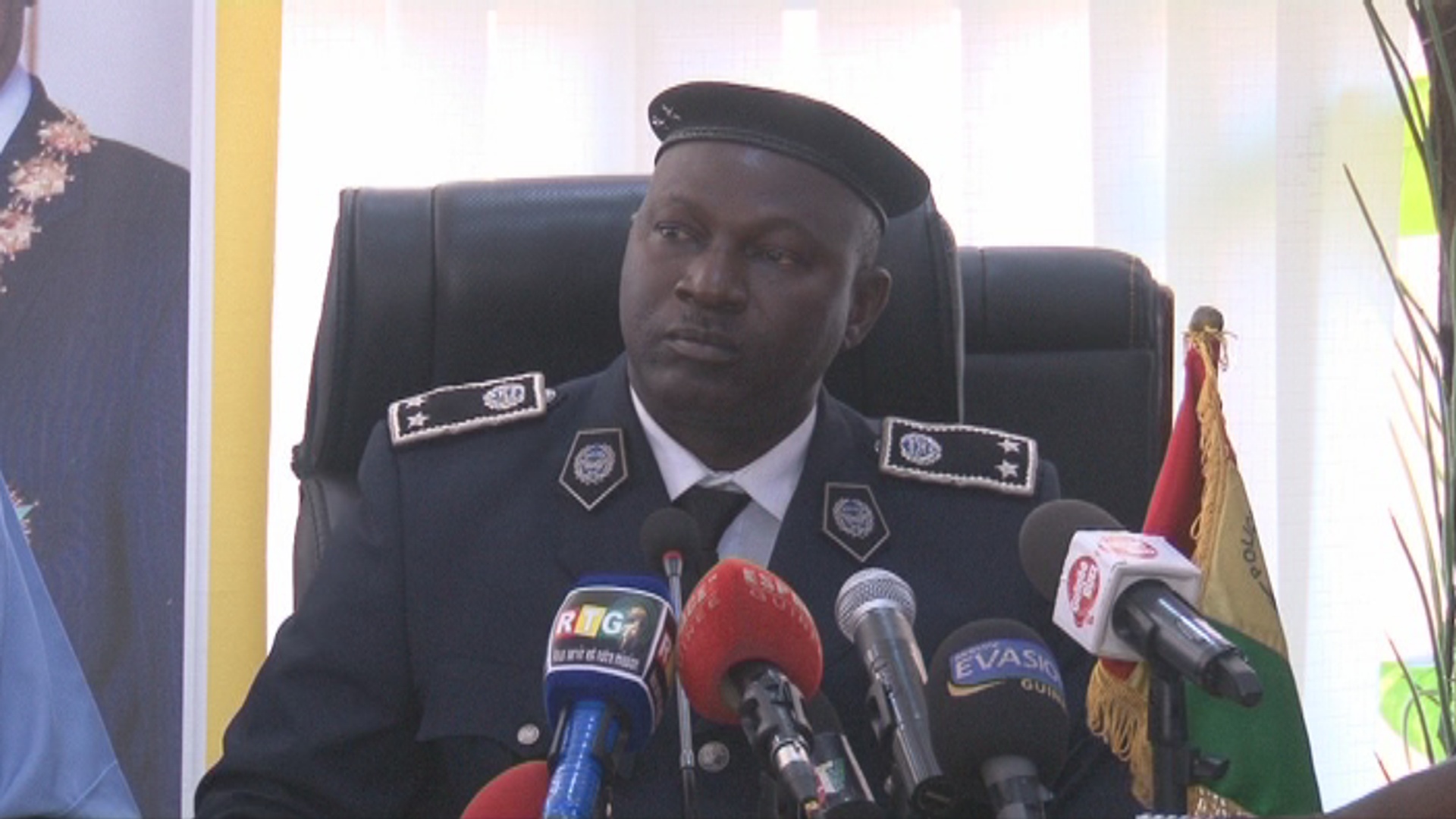 Mamadou Camara Porte parole de la police