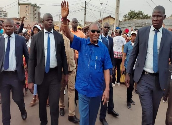 Alpha Condé, président de la République de Guinée