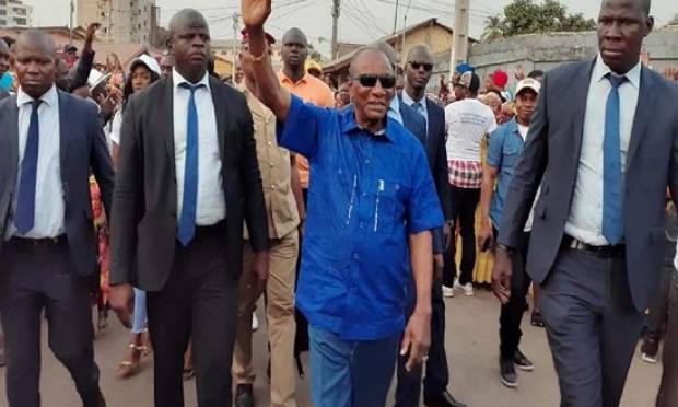Alpha Condé, président de la République de Guinée