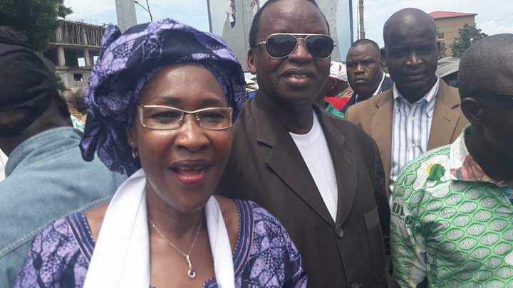 Hadja Maimouna Bah et son mari Ibrahima Chérif Bah