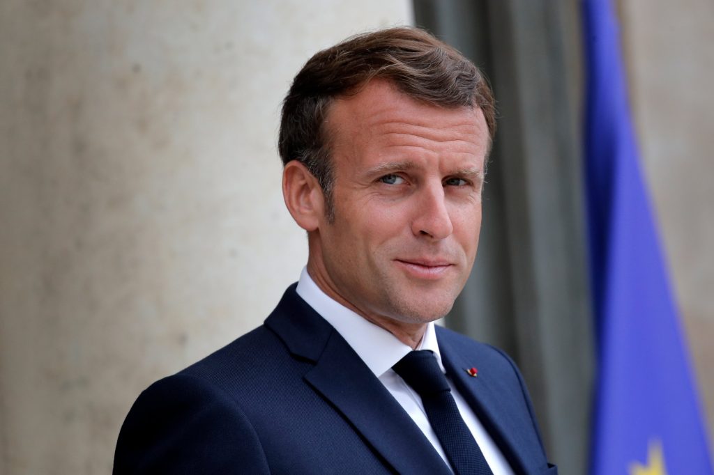 Le Président français Emmanuel Macron