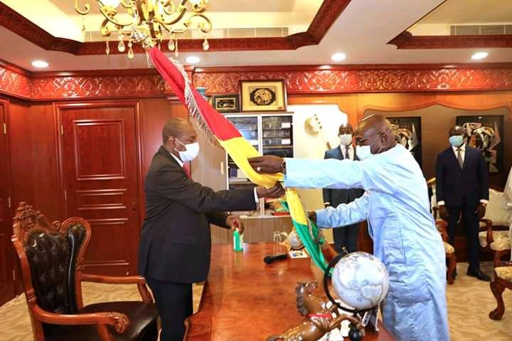 Alpha Condé, président de la République de Guinée installé pour un nouveau mandat