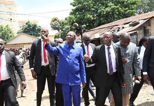 Alpha Condé, président de la République de Guinée